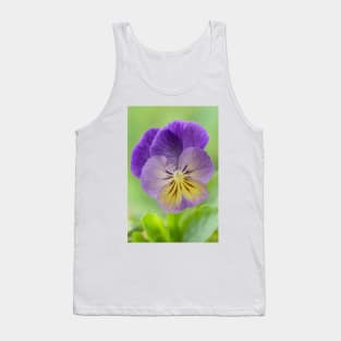 Pansy Viola  Photo with artistic filter applied Tank Top